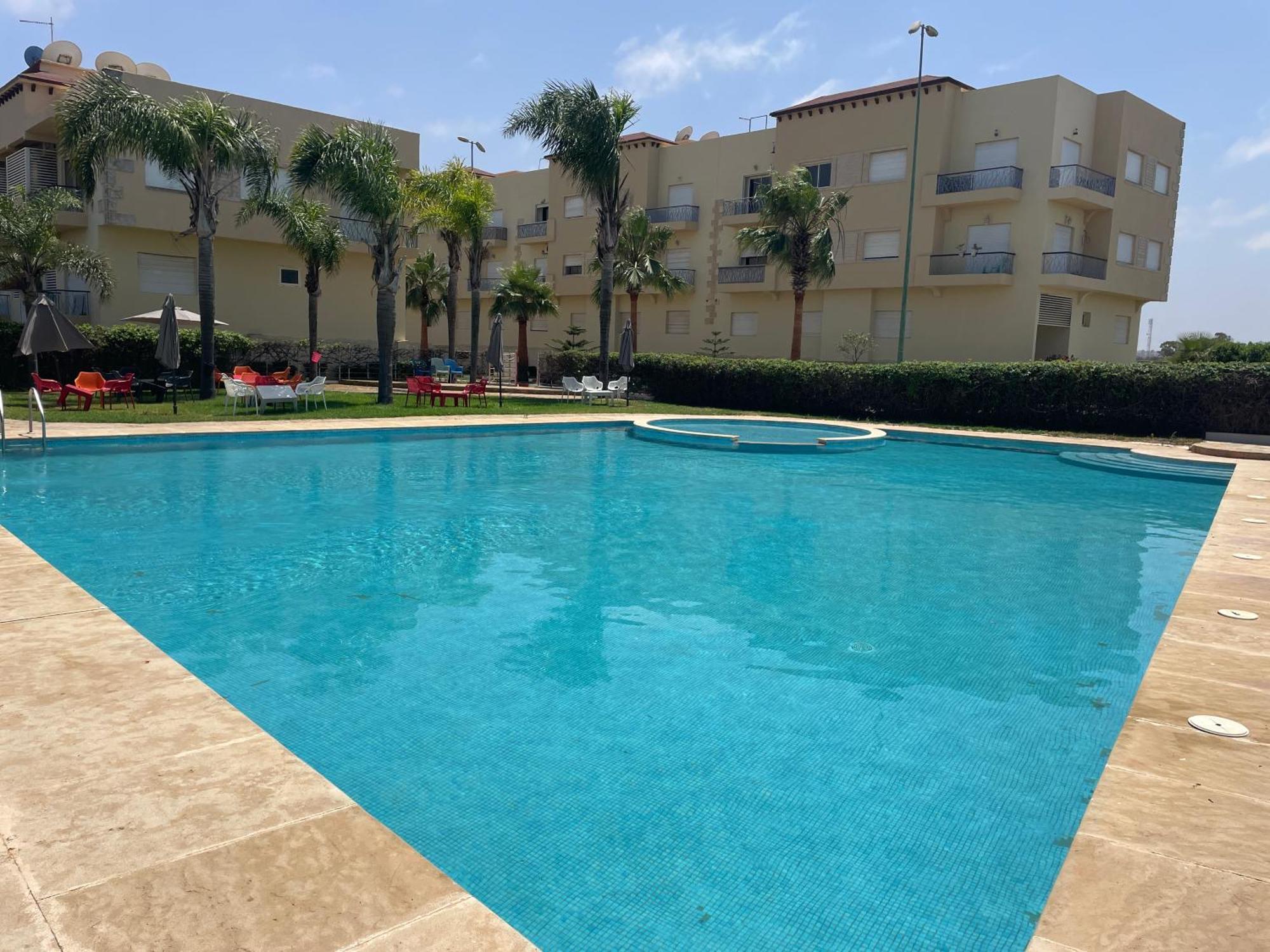 Appartement Meuble Residence Fermee Avec Piscine سيدي رحال المظهر الخارجي الصورة